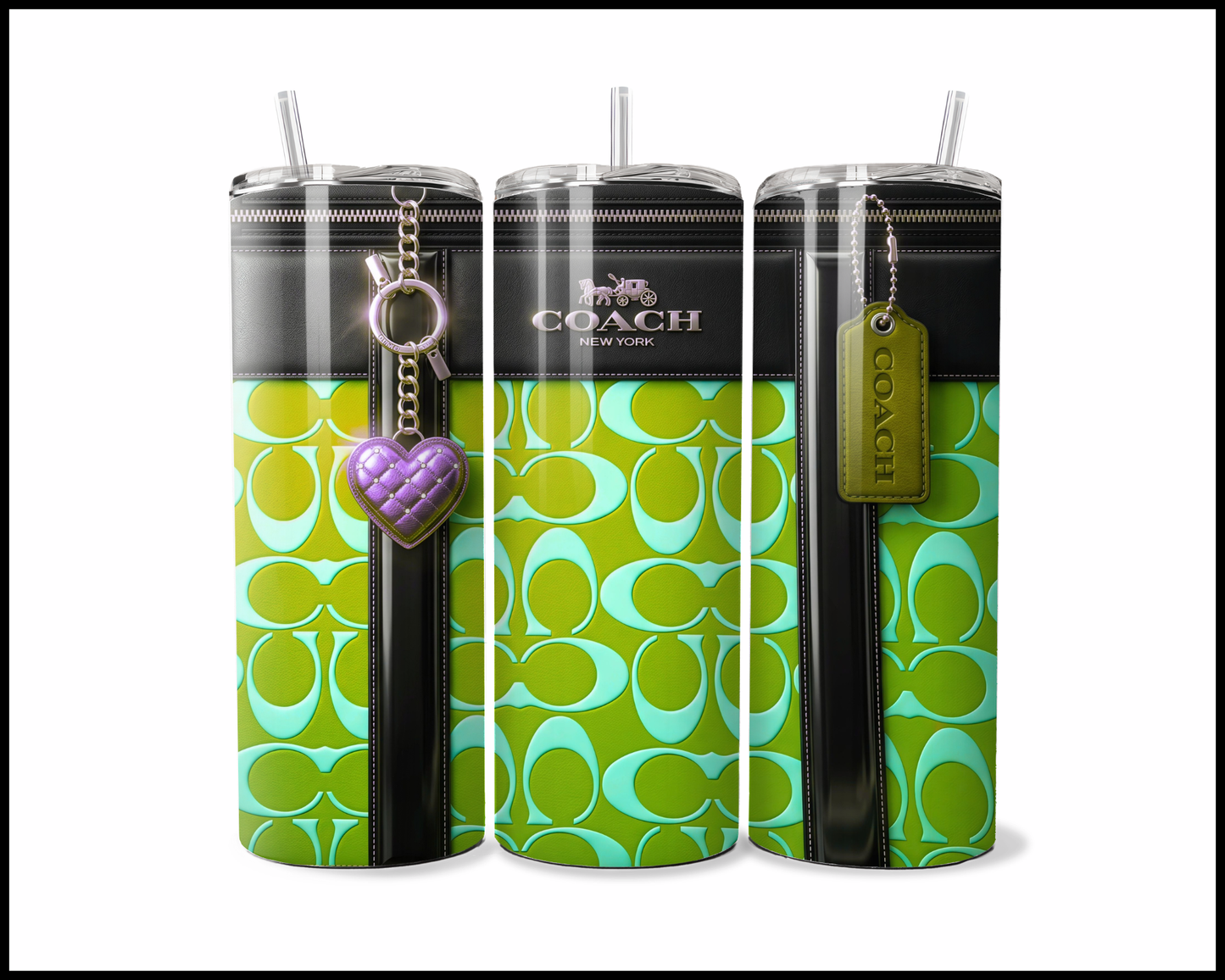 Designer Handbag Inspired Tumbler (337)