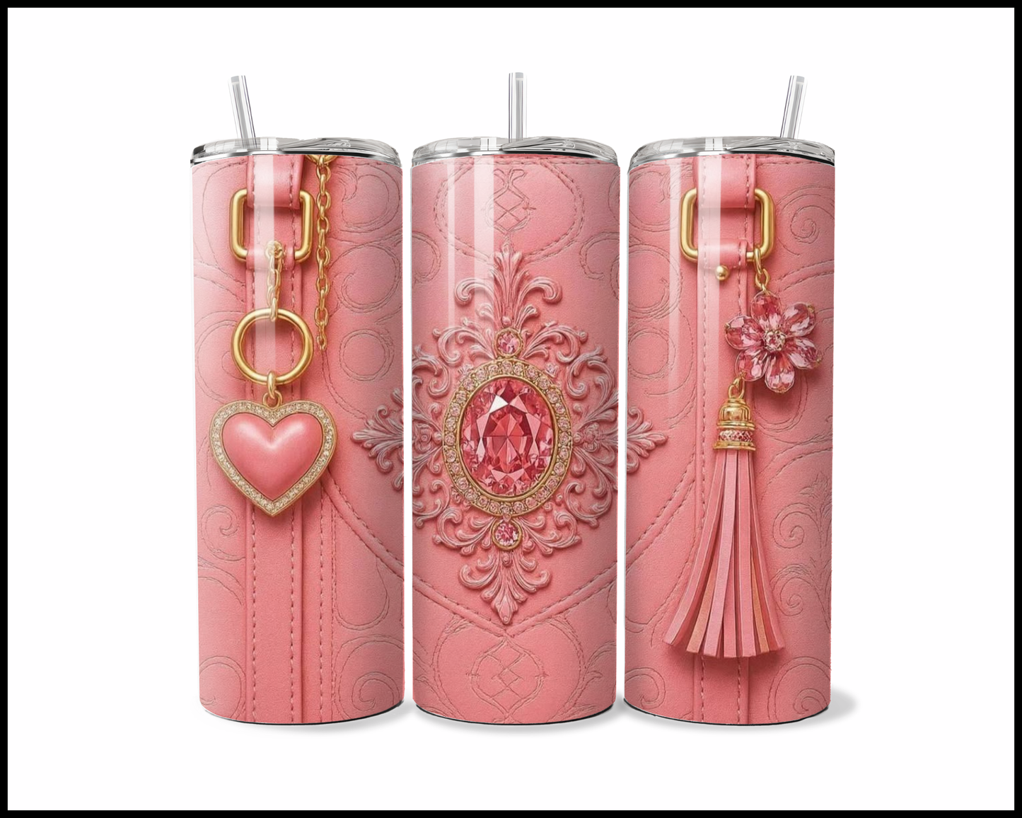 Designer Handbag Inspired Tumbler (017)