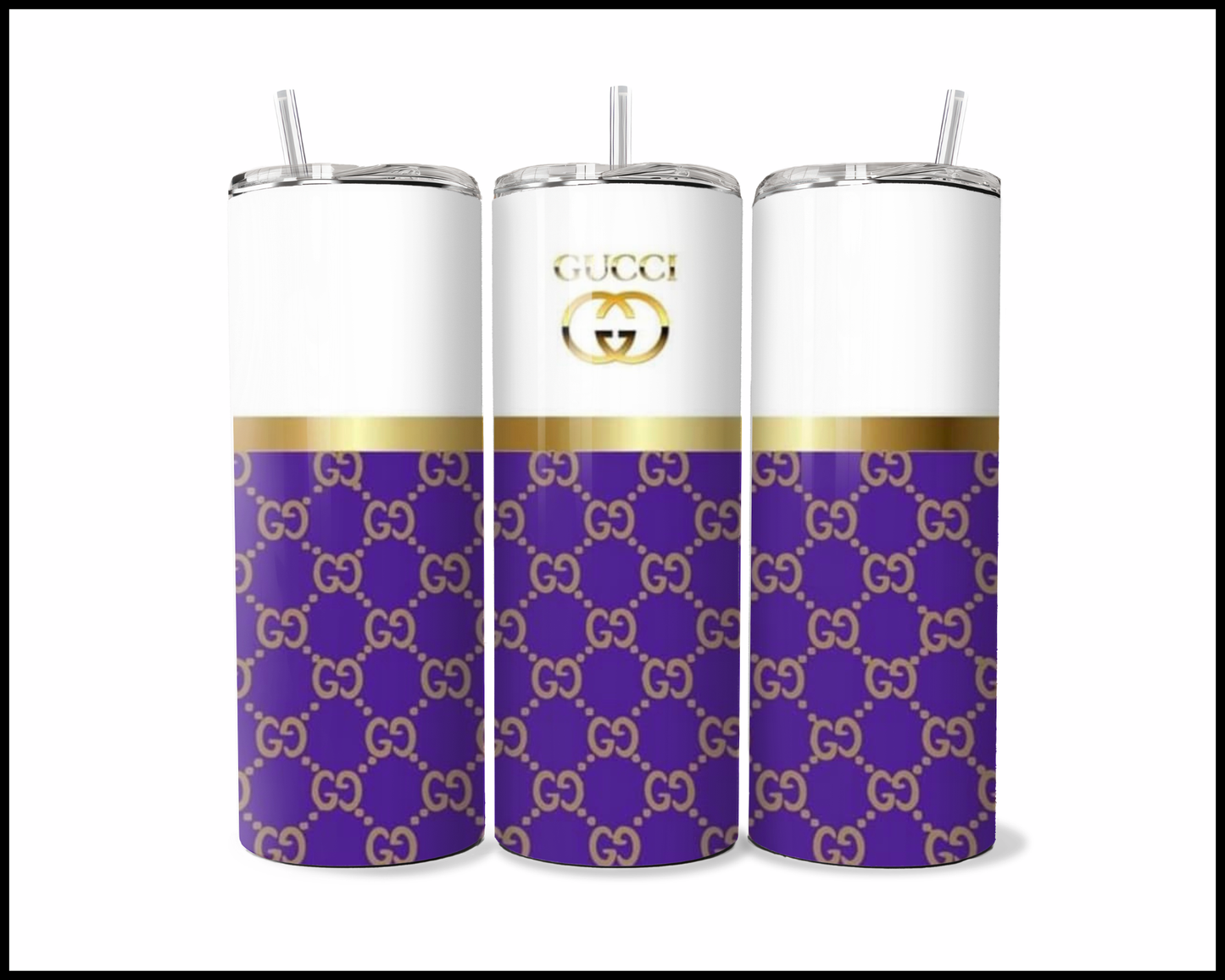 Designer Handbag Inspired Tumbler (055)
