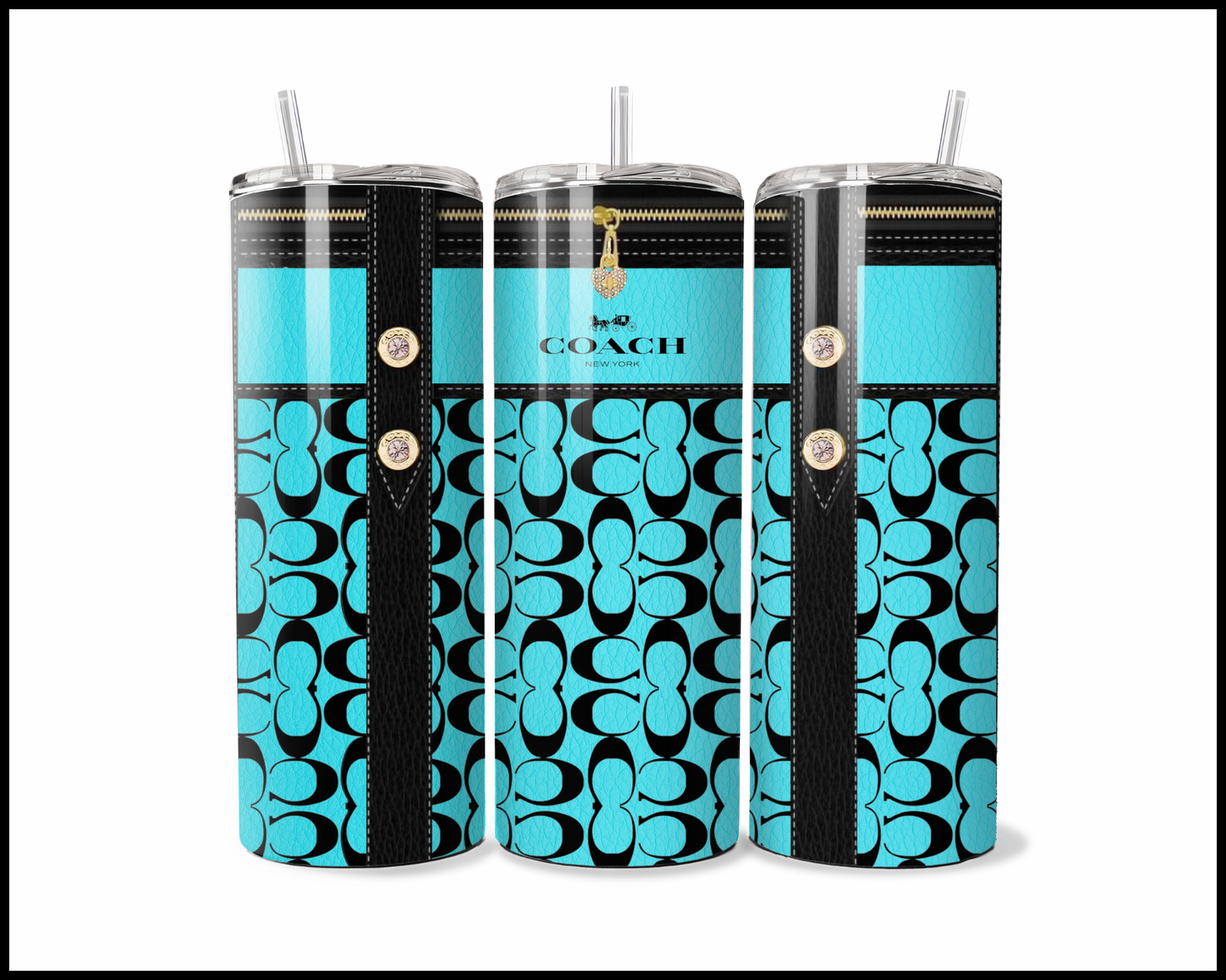 Designer Handbag Inspired Tumbler (066)