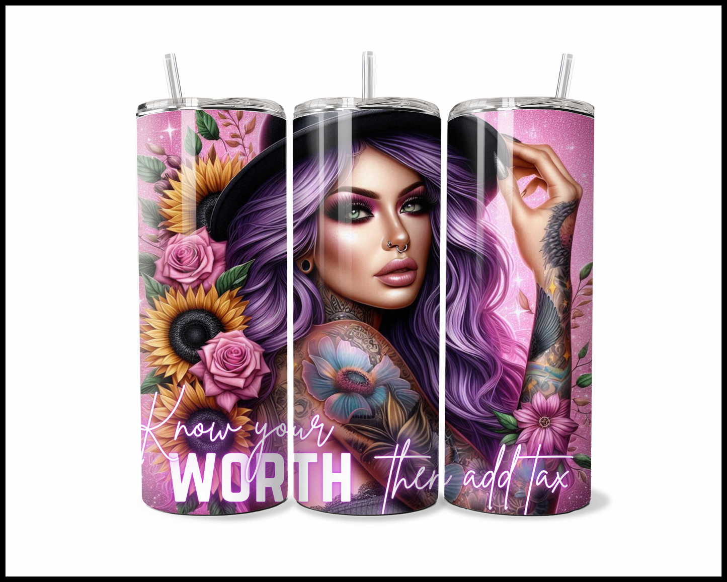 Know Your Worth Tumbler (4183)