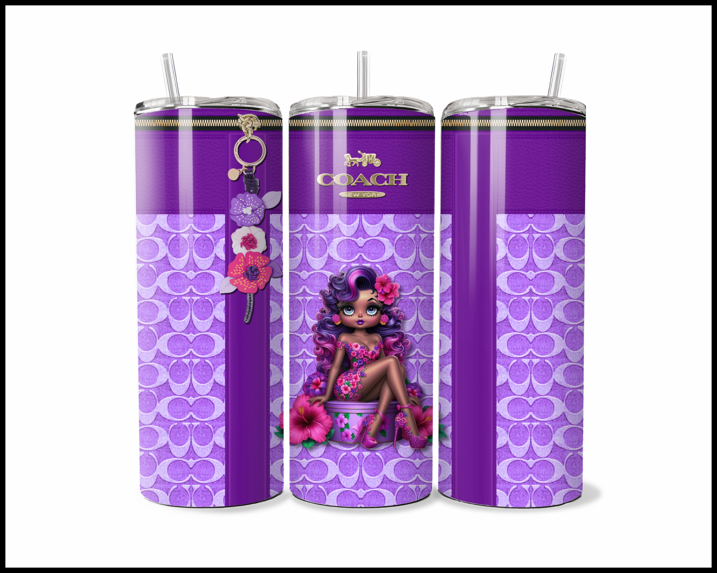 Designer Handbag Inspired Tumbler (202)