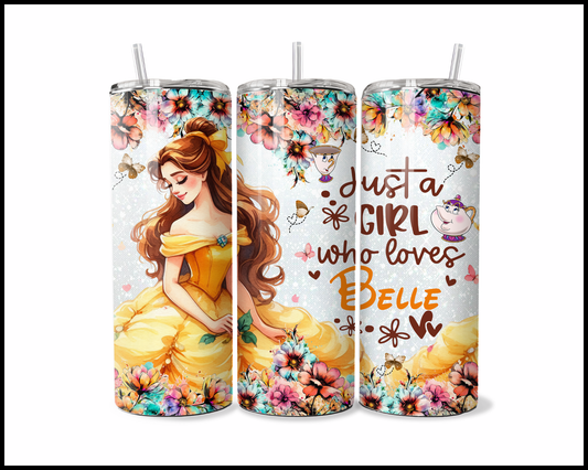 Just A Girl Who Loves Fairytale Books Tumbler (4397)