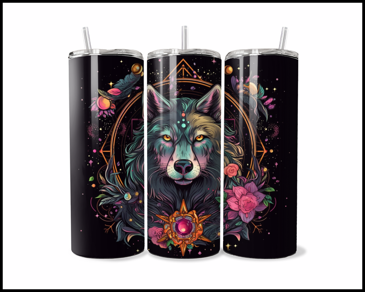 Cosmic Wolf Tumbler (4006)