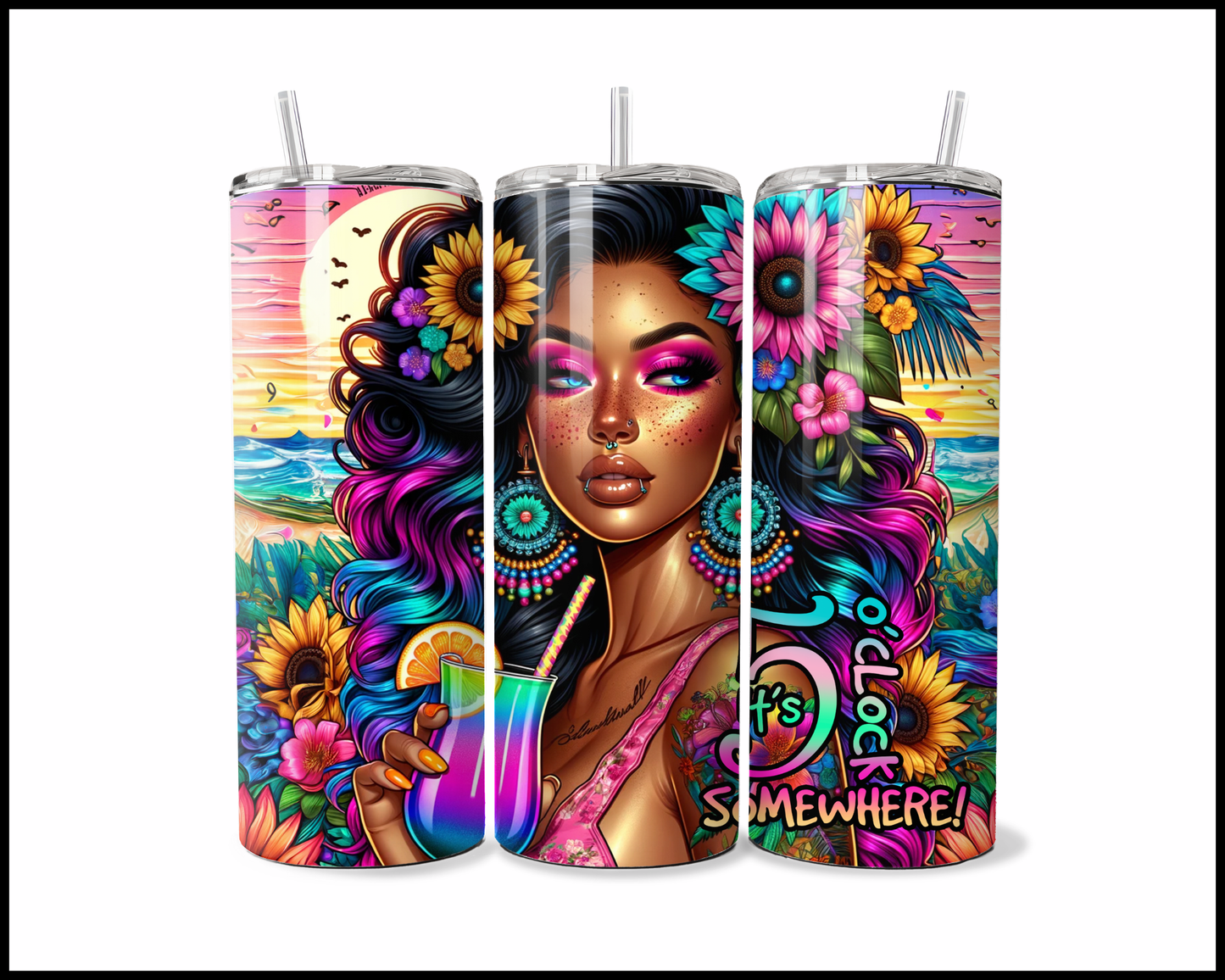 It's 5 O'Clock Somewhere Tumbler (2624)