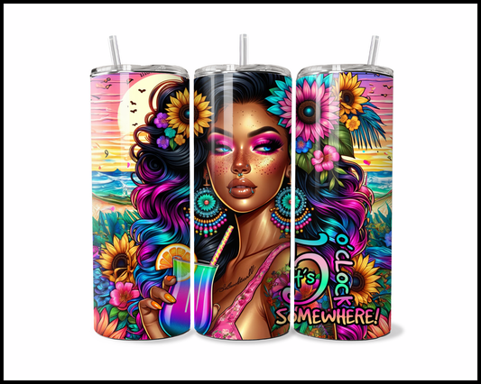 It's 5 O'Clock Somewhere Tumbler (2624)