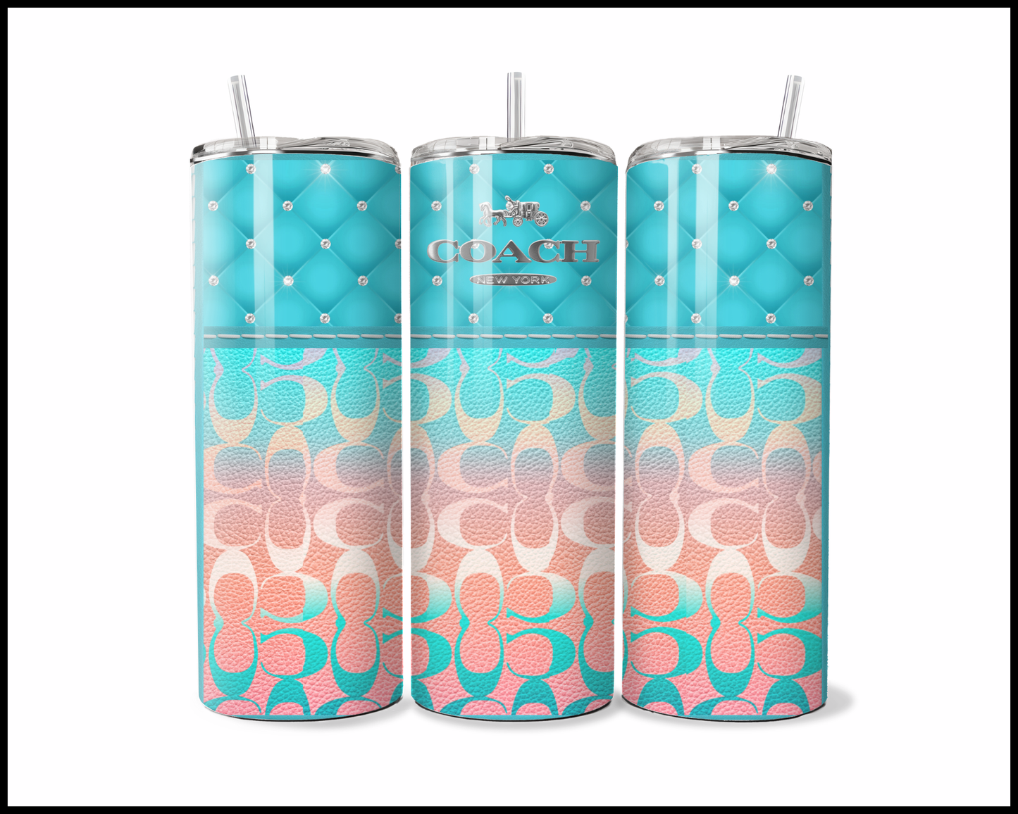 Designer Handbag Inspired Tumbler (124)
