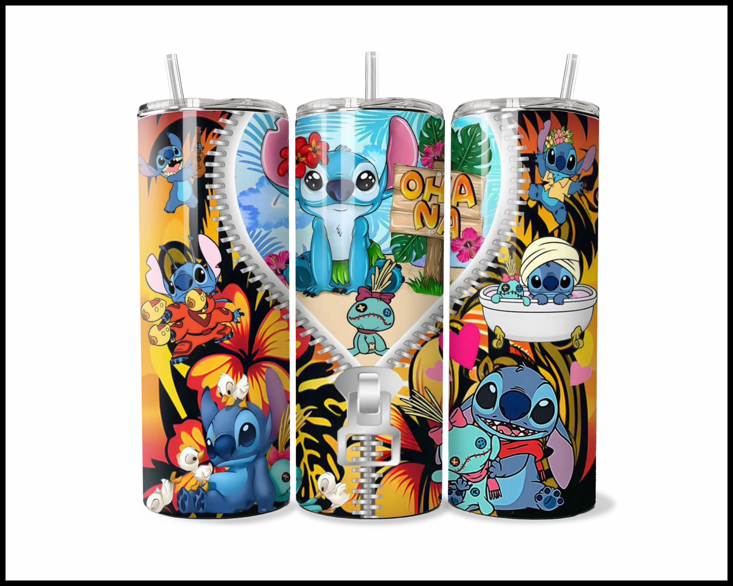 Island Zipper Reveal Tumbler (2331)