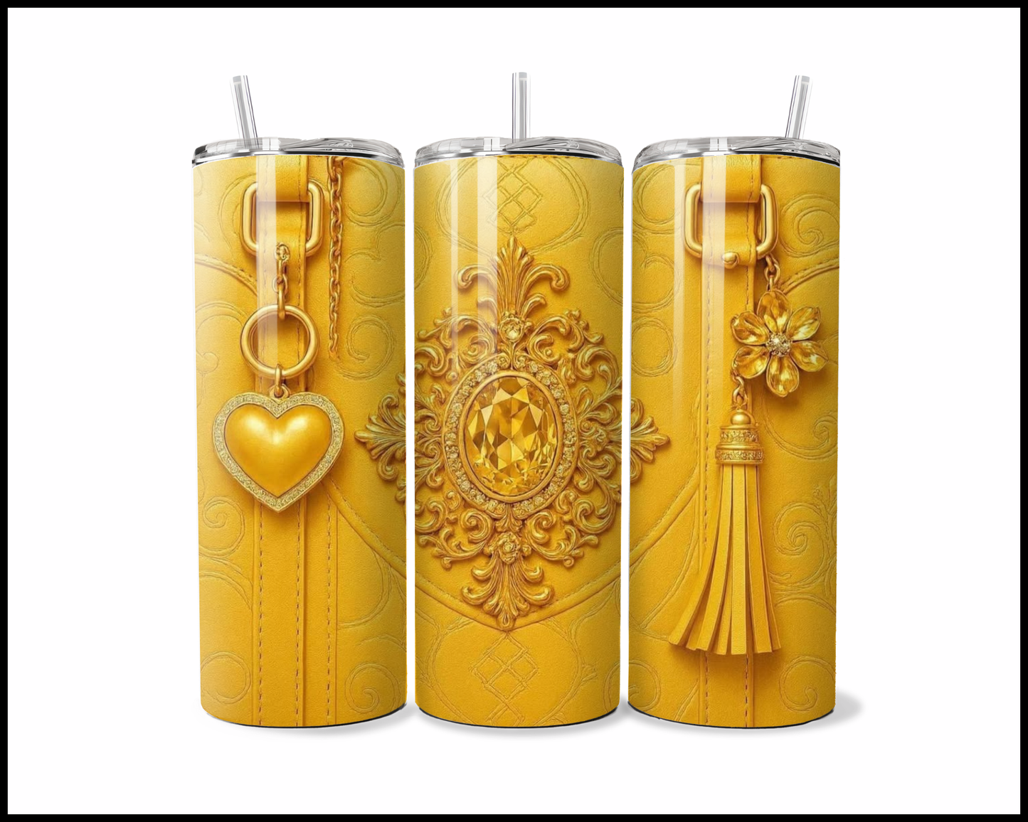 Designer Handbag Inspired Tumbler (017)