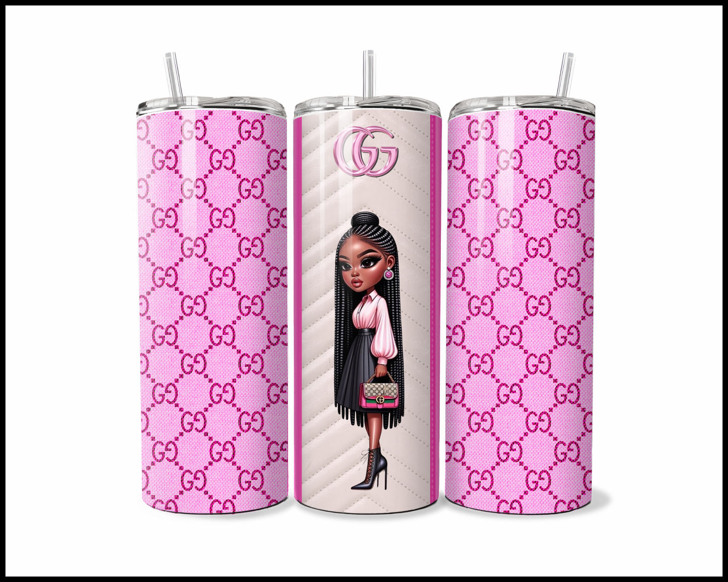 Designer Handbag Inspired Tumbler (005)