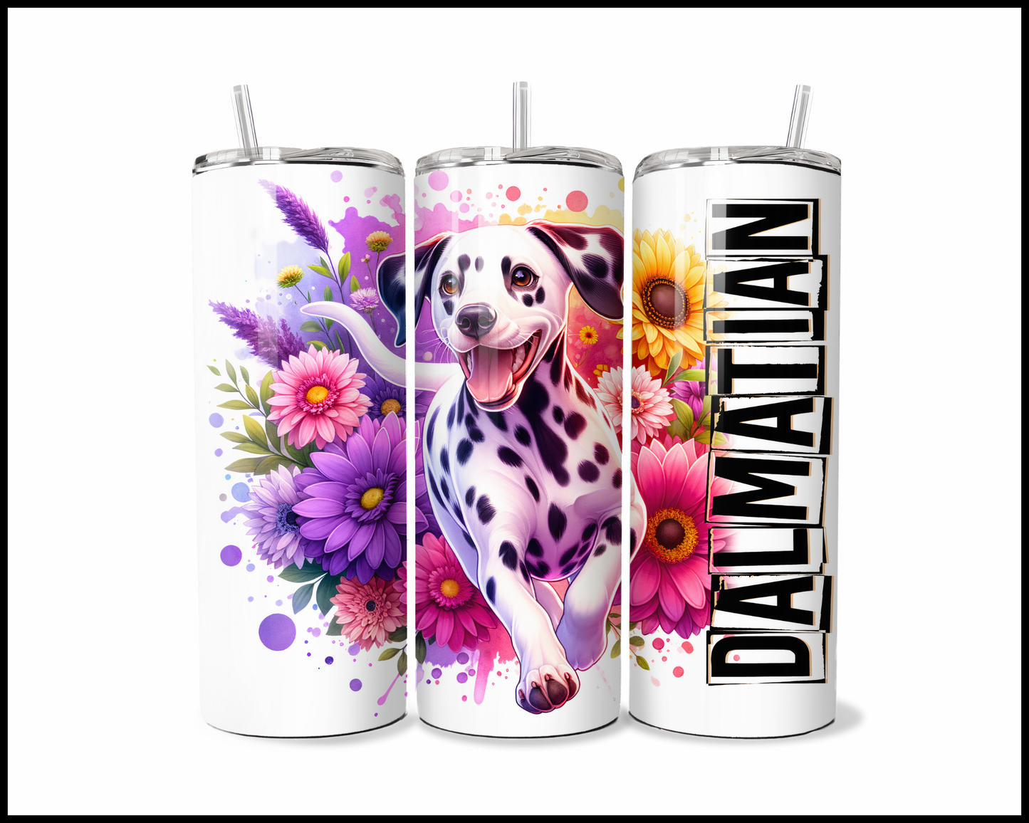 Blooming Dalmatian Tumbler (2691)