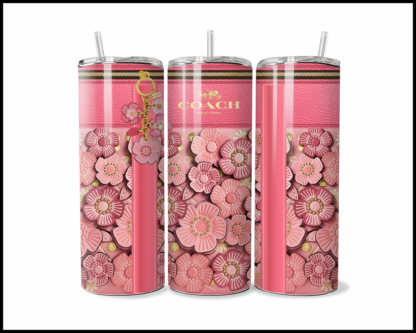 Designer Handbag Inspired Tumbler (049)