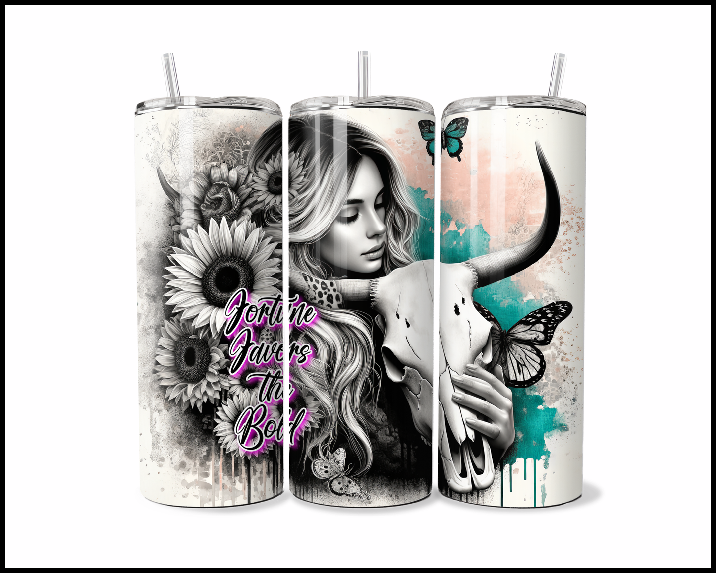 Fortune Favors The Bold Tumbler (3806)
