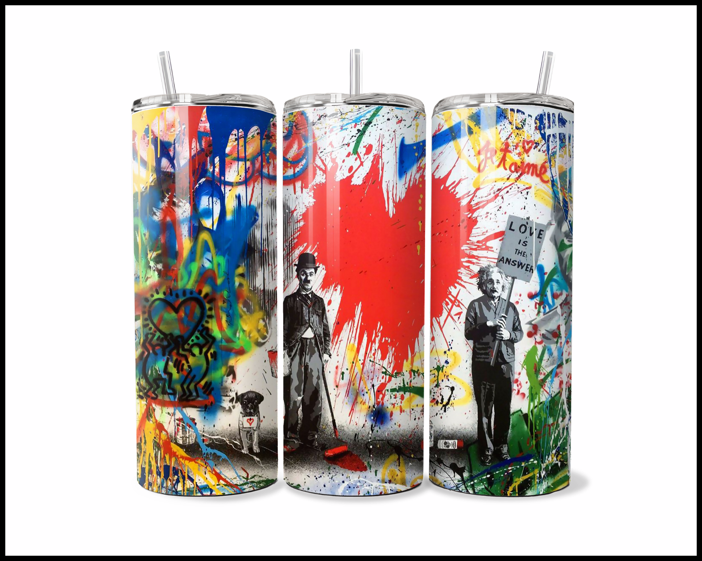 Splattered Genius Tumbler (2905)