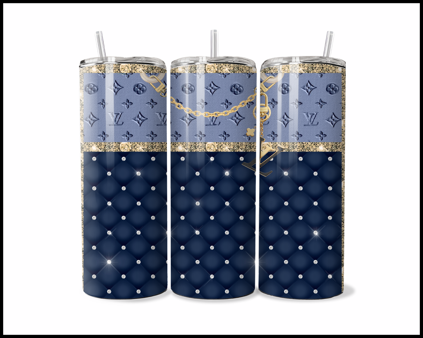 Designer Handbag Inspired Tumbler (033)