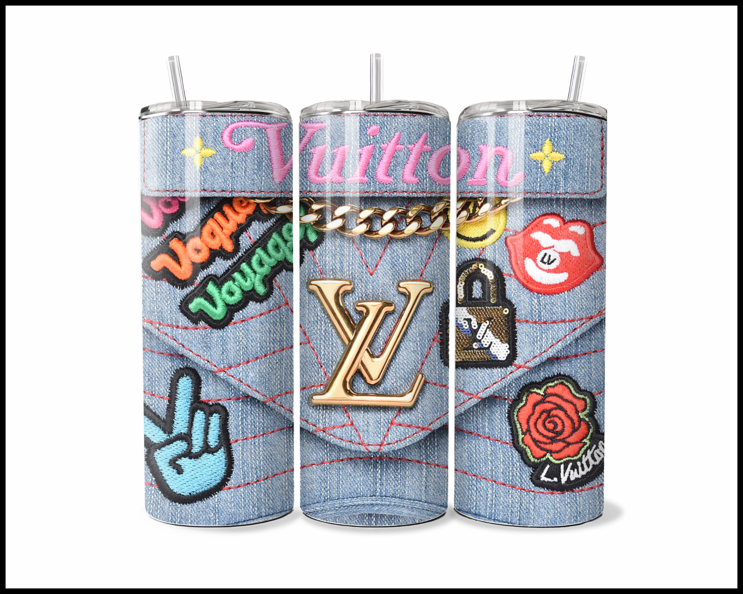 Designer Handbag Inspired Tumbler (005)