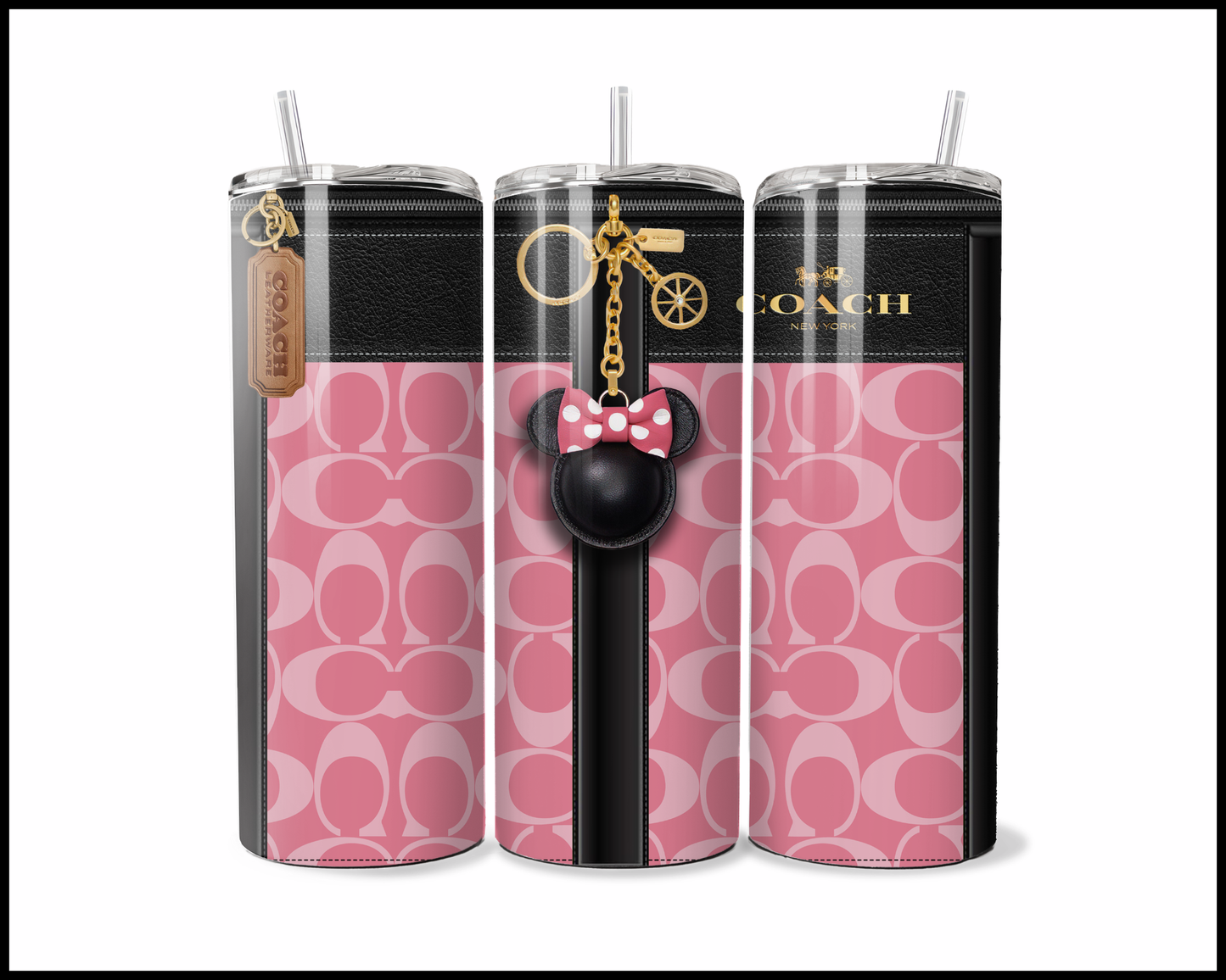 Designer Handbag Inspired Tumbler (007)
