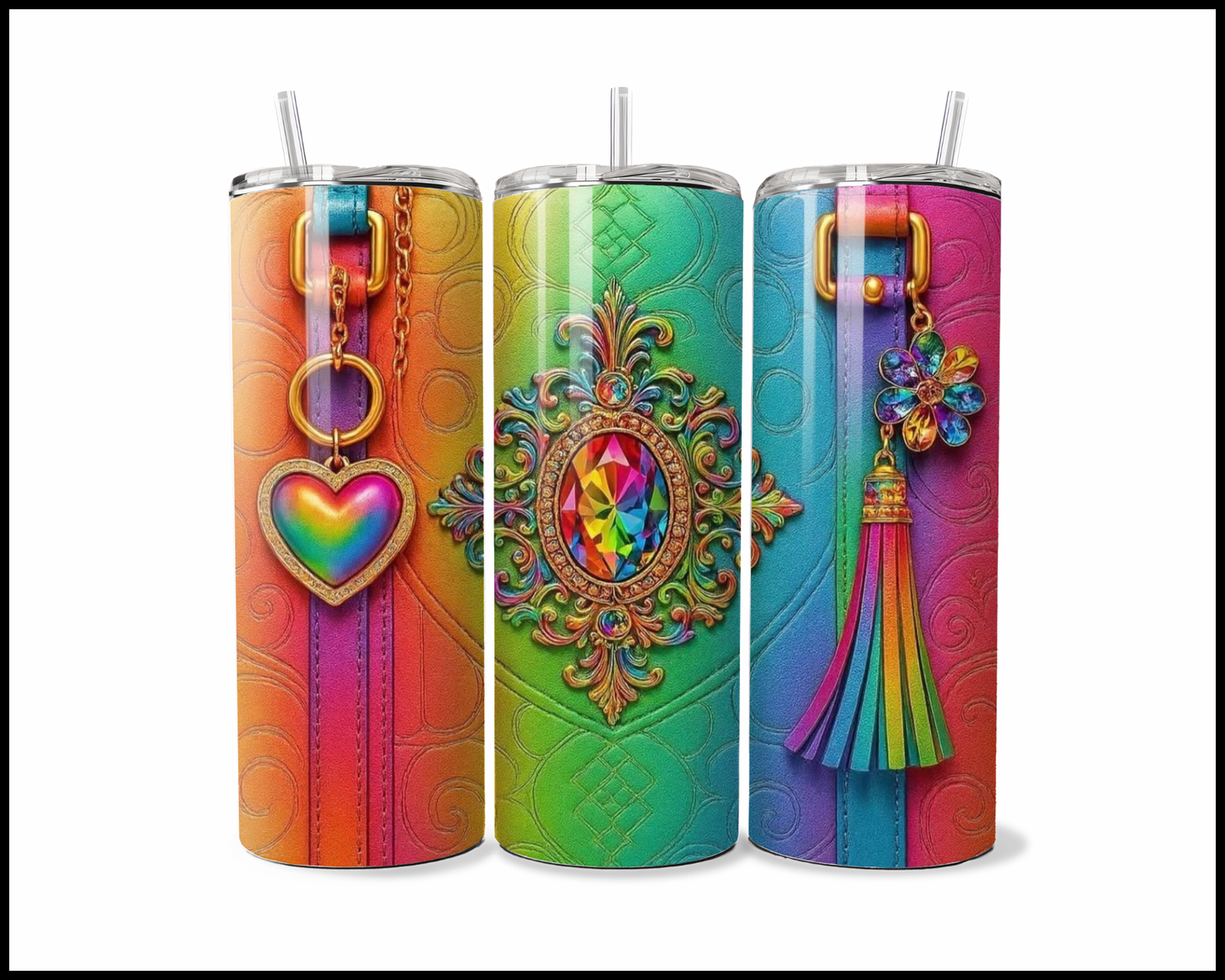 Designer Handbag Inspired Tumbler (017)