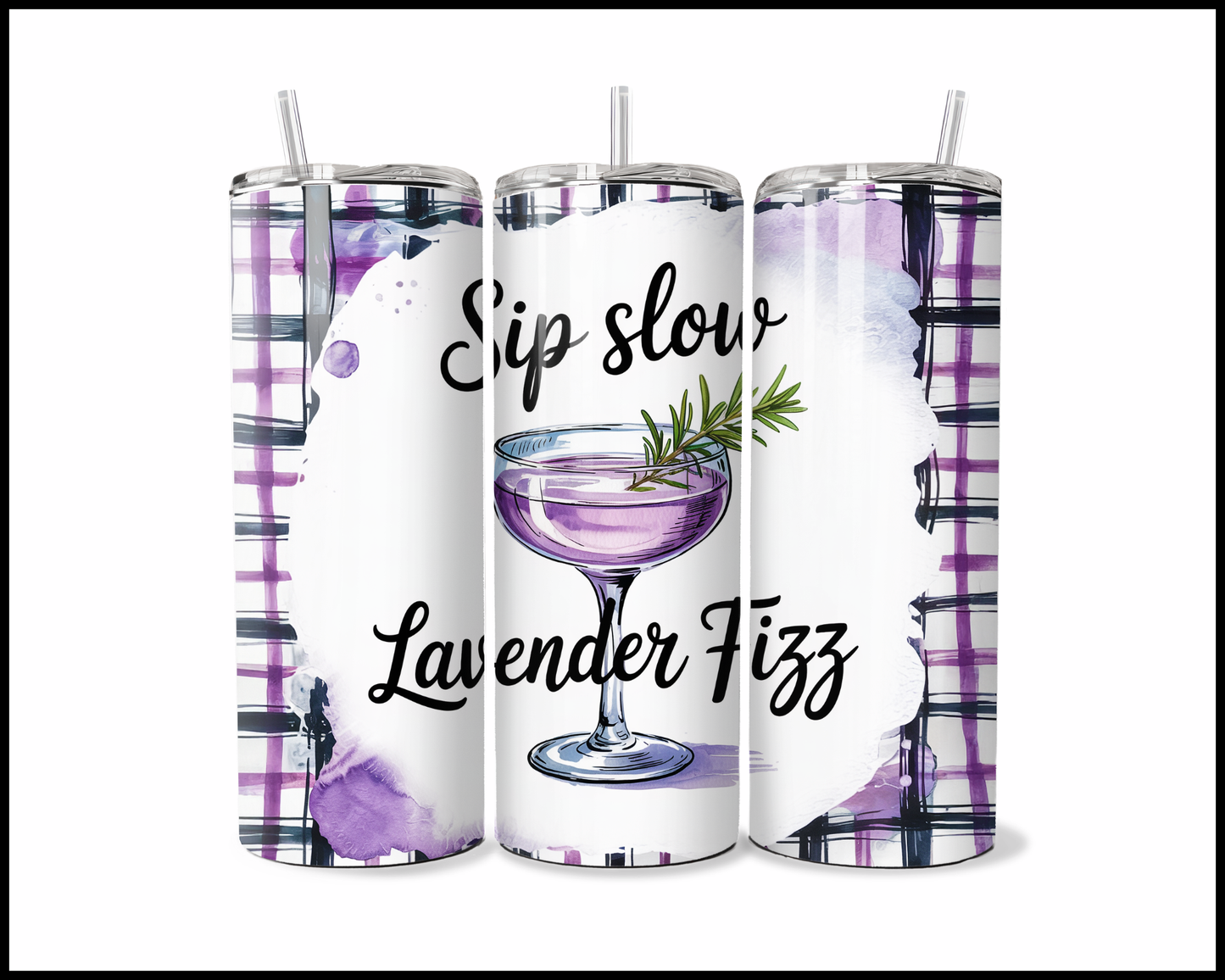 Lavender Fizz - Sip Slow Tumbler (3980)