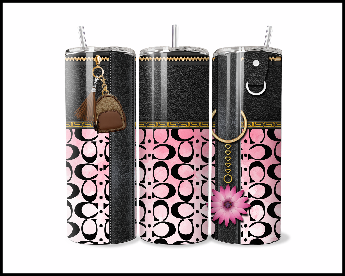 Designer Handbag Inspired Tumbler (021)