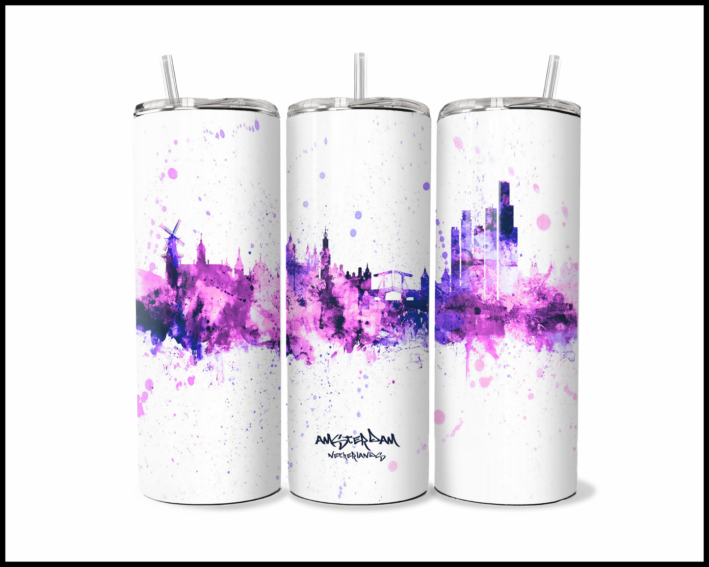 Abstract Amsterdam Tumbler (3580)