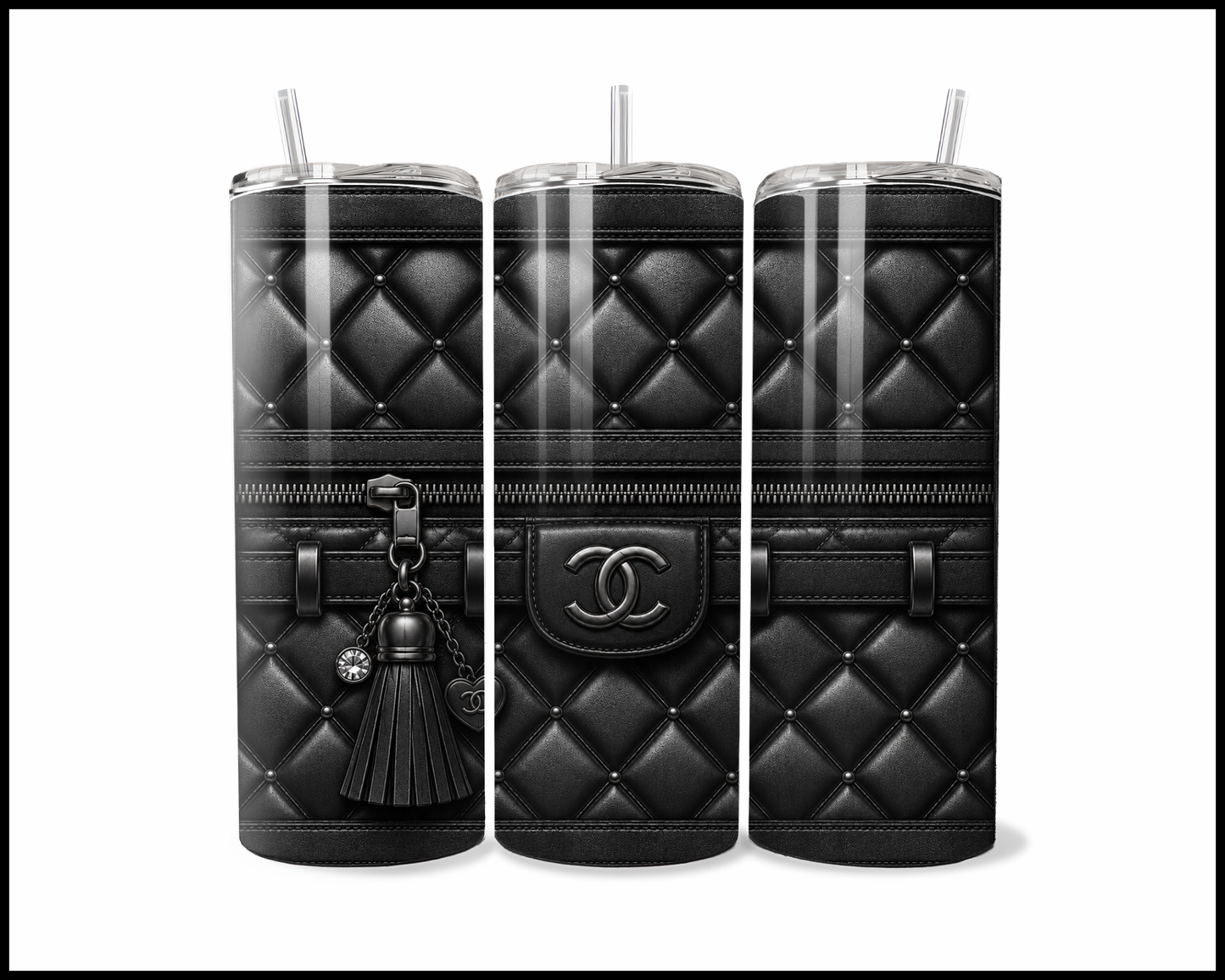 Designer Handbag Inspired Tumbler (037)