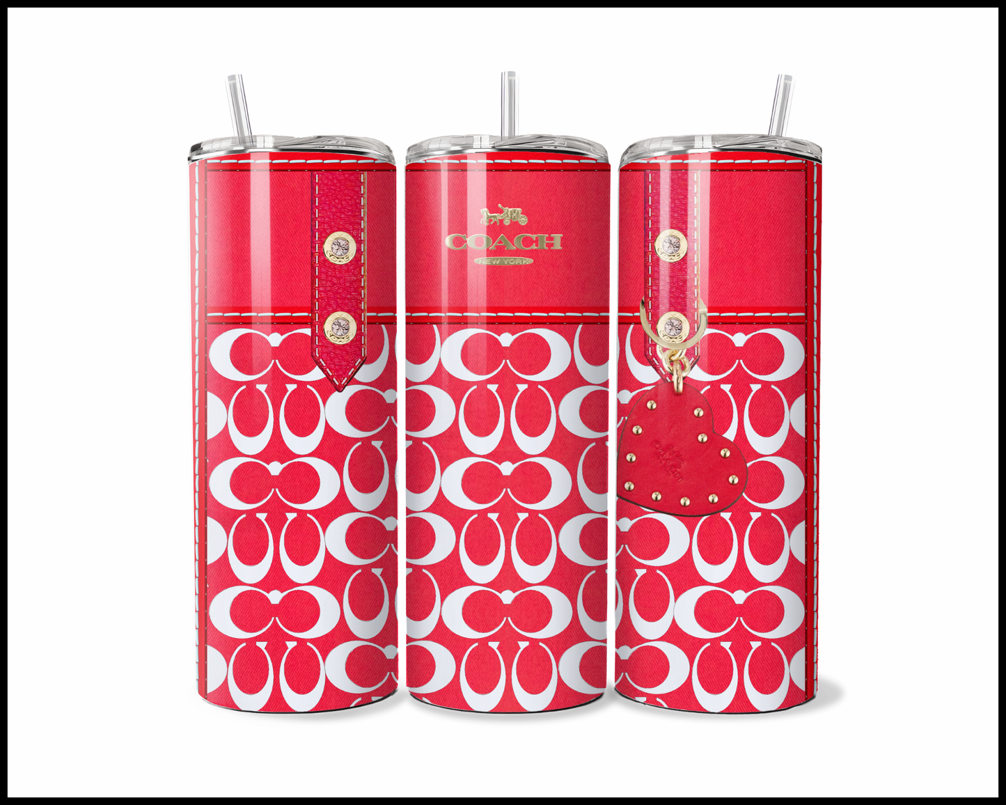 Designer Handbag Inspired Tumbler (086)