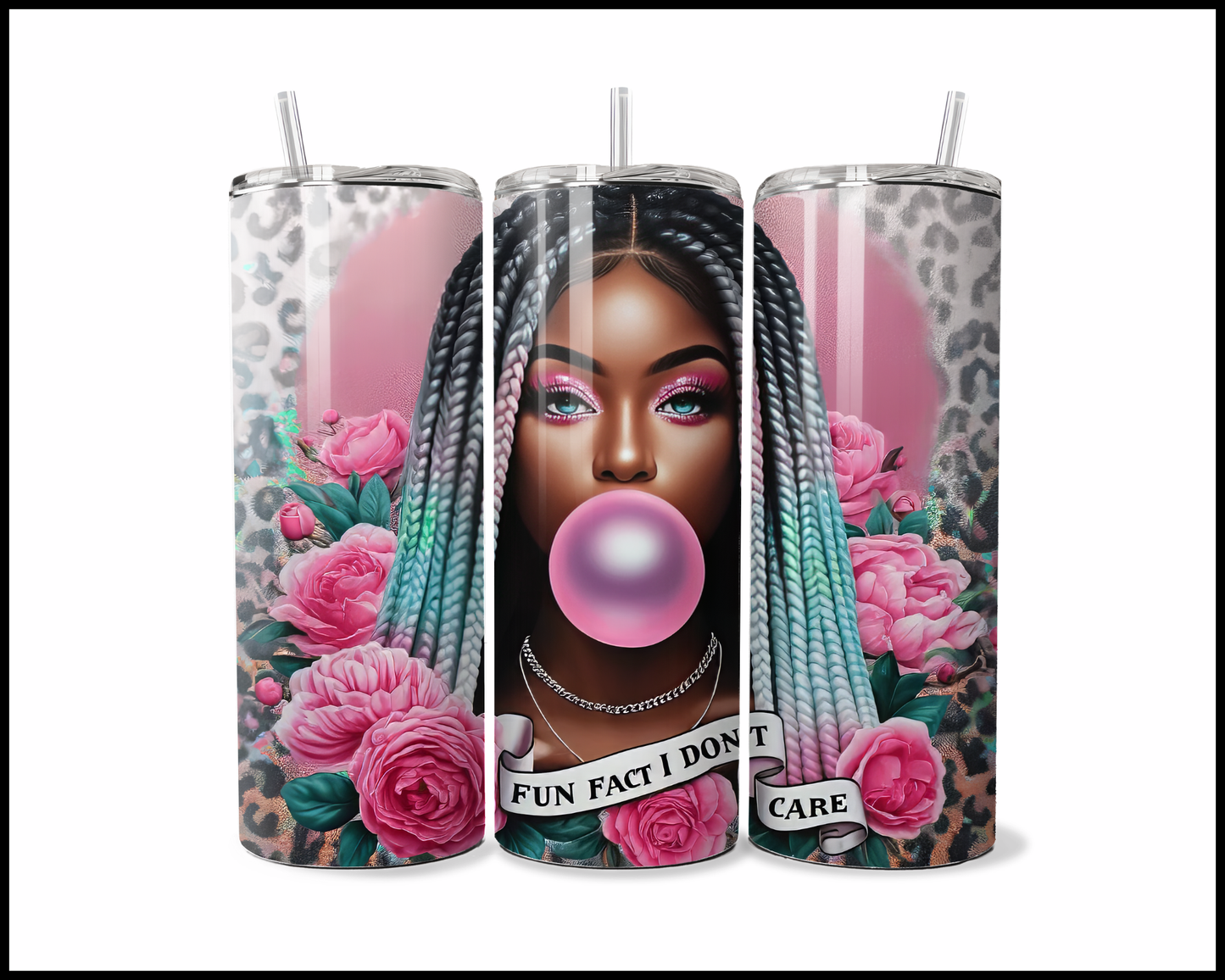 Fun Fact.  I Don't Care Tumbler (3861)