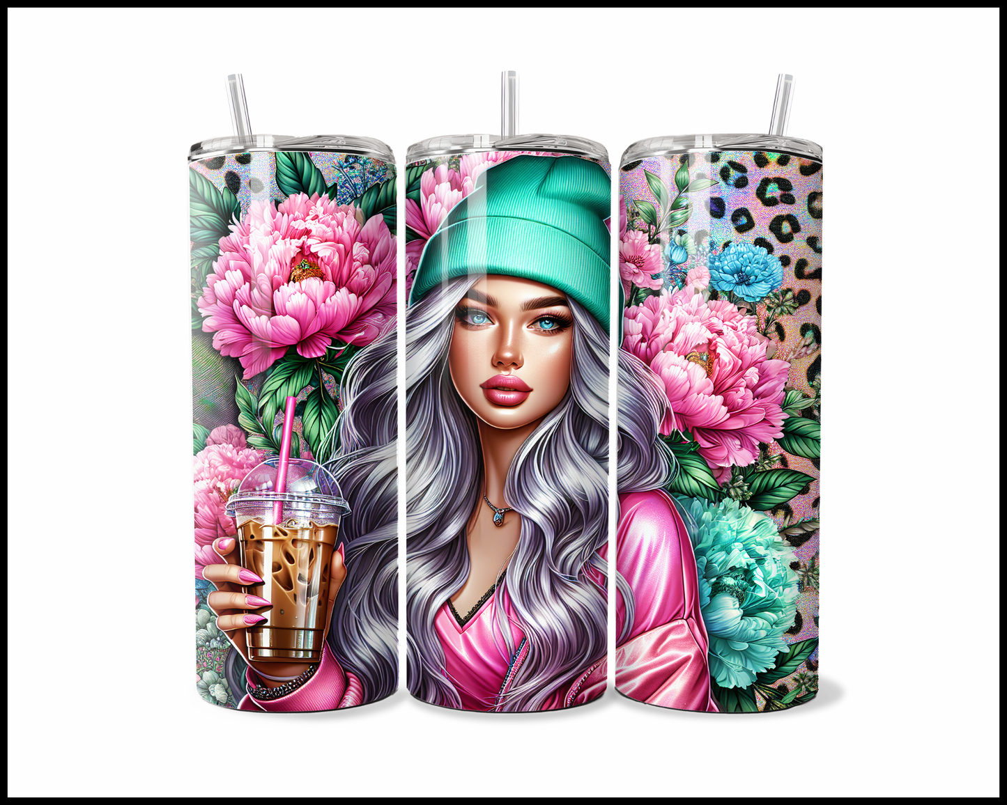 Leopard Lily Dream Tumbler (3781)