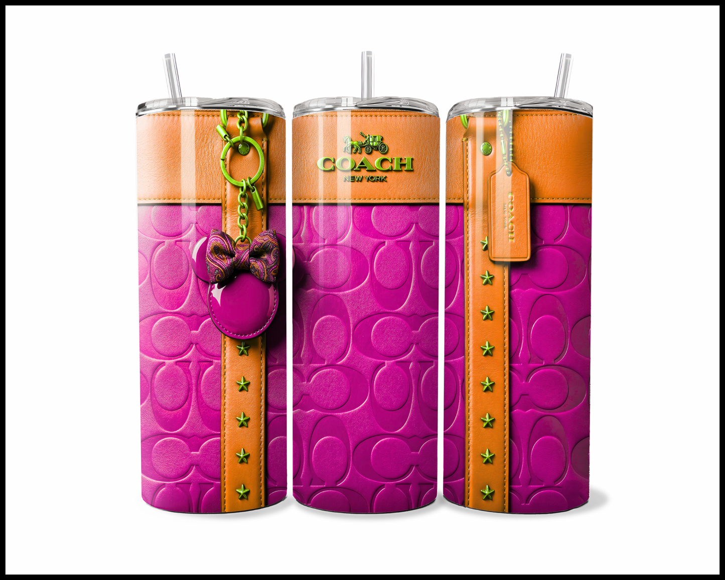 Designer Handbag Inspired Tumbler (338)