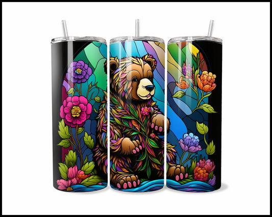 Grizzly Glass-Half-Full Tumbler (465)