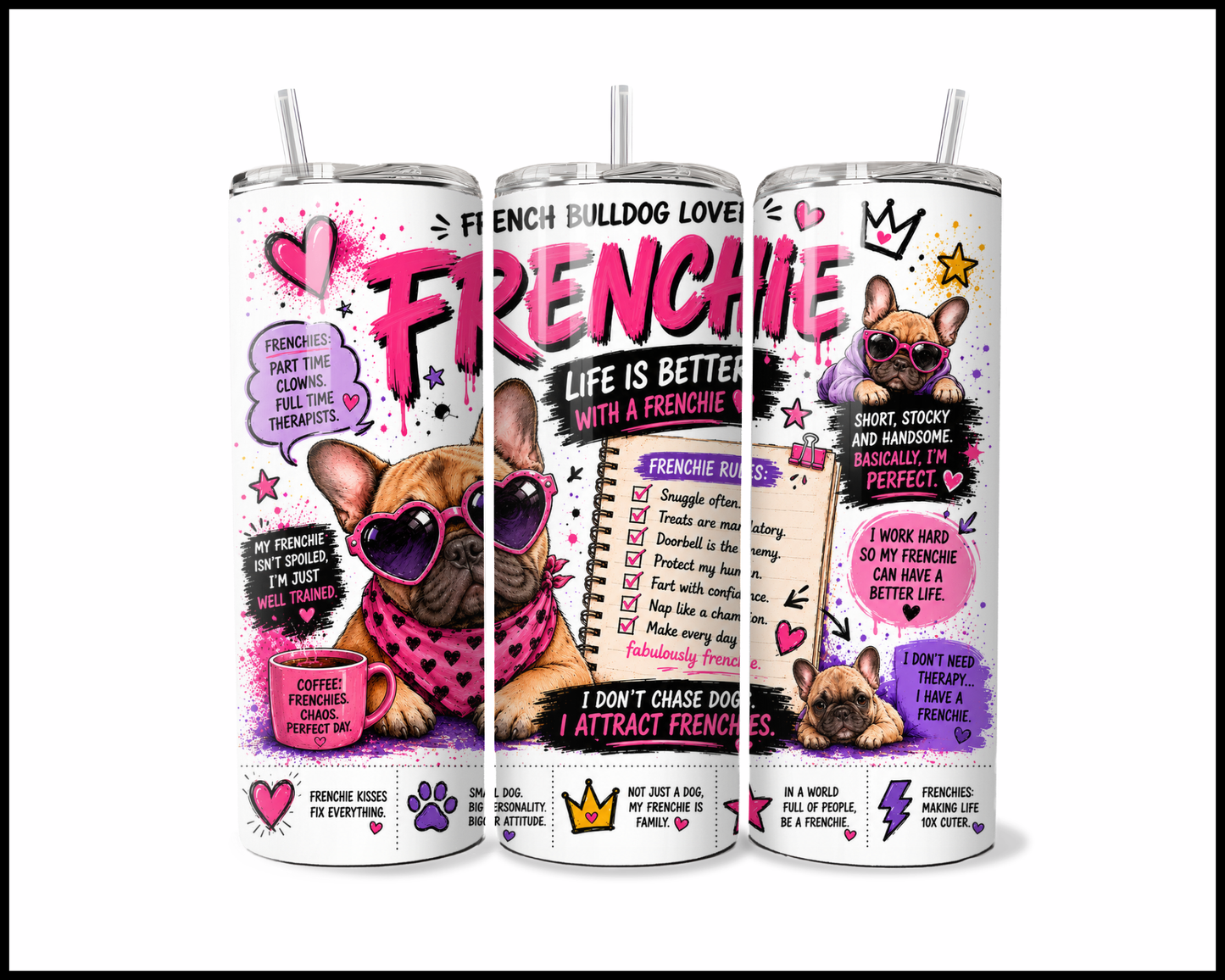 French Bulldog Lover Tumbler (5216)