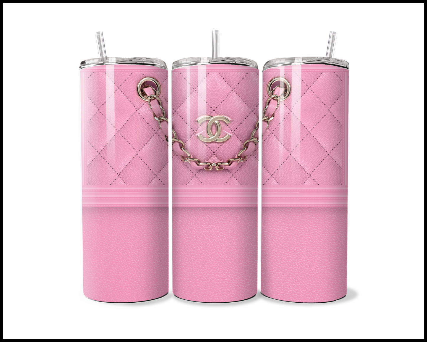 Designer Handbag Inspired Tumbler (001)