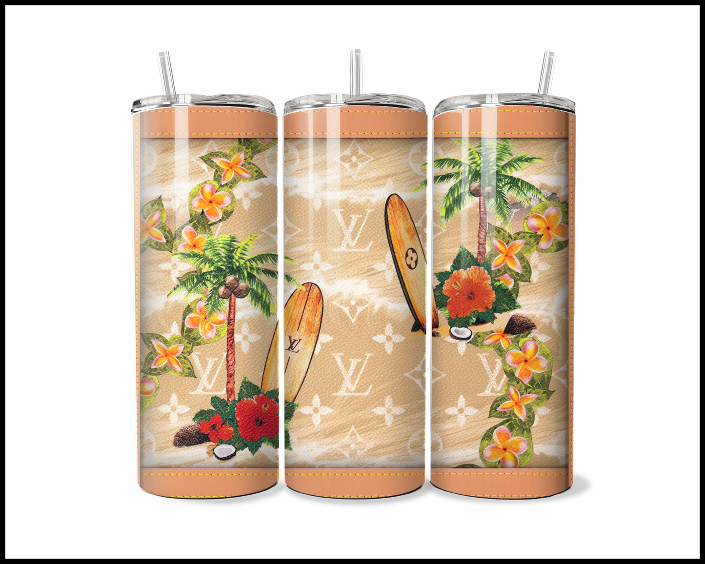 Designer Handbag Inspired Tumbler (037)