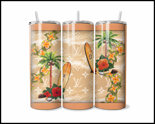 Designer Handbag Inspired Tumbler (037)