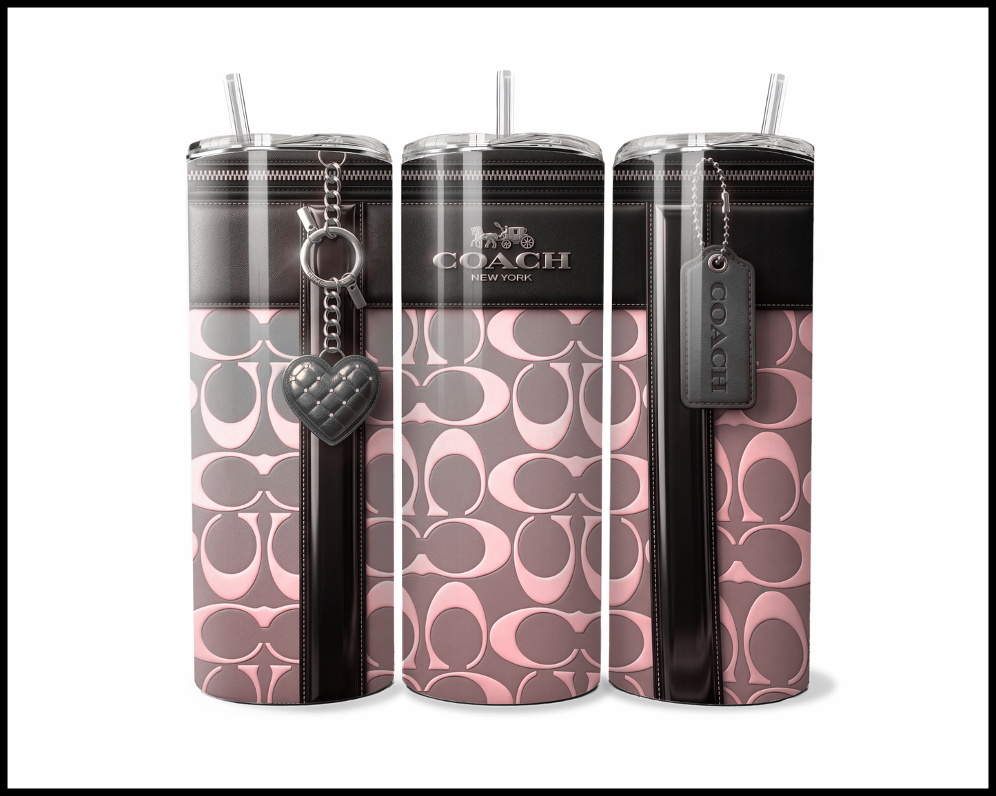 Designer Handbag Inspired Tumbler (337)