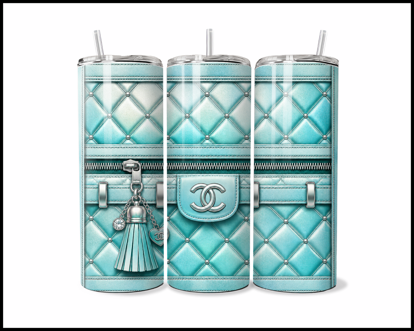 Designer Handbag Inspired Tumbler (037)