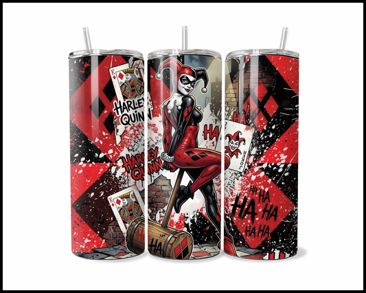 Harlequin Plaid Tumbler (4458)