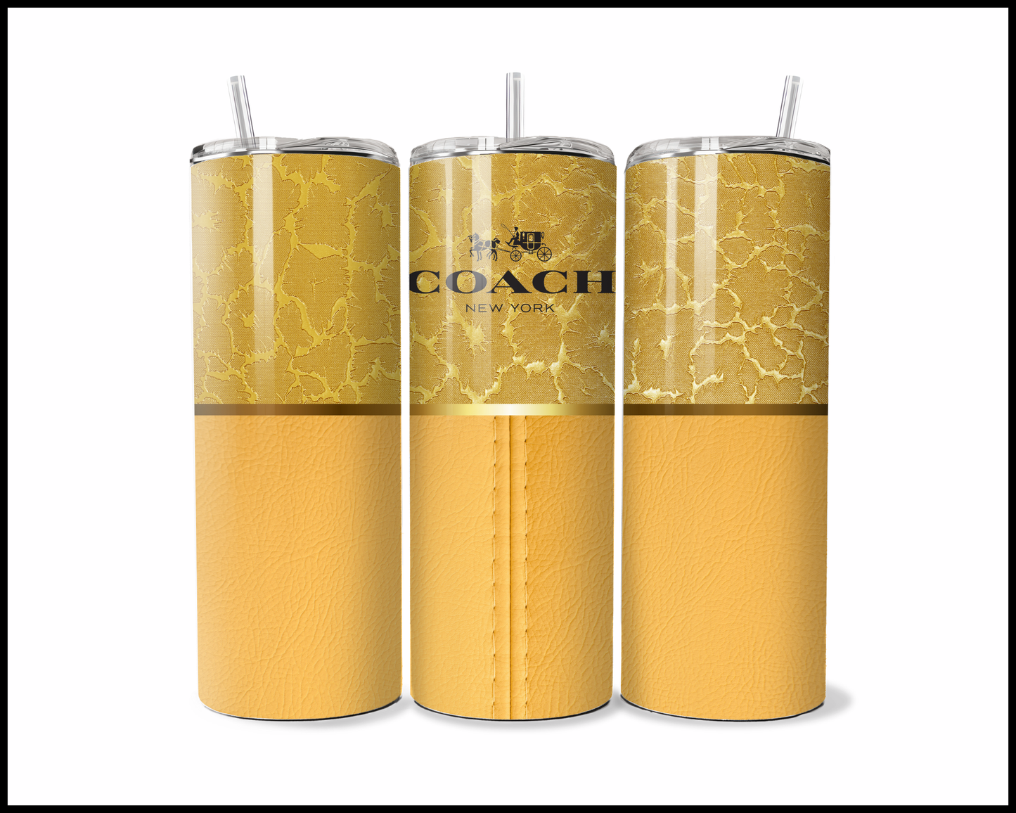 Designer Handbag Inspired Tumbler (005)