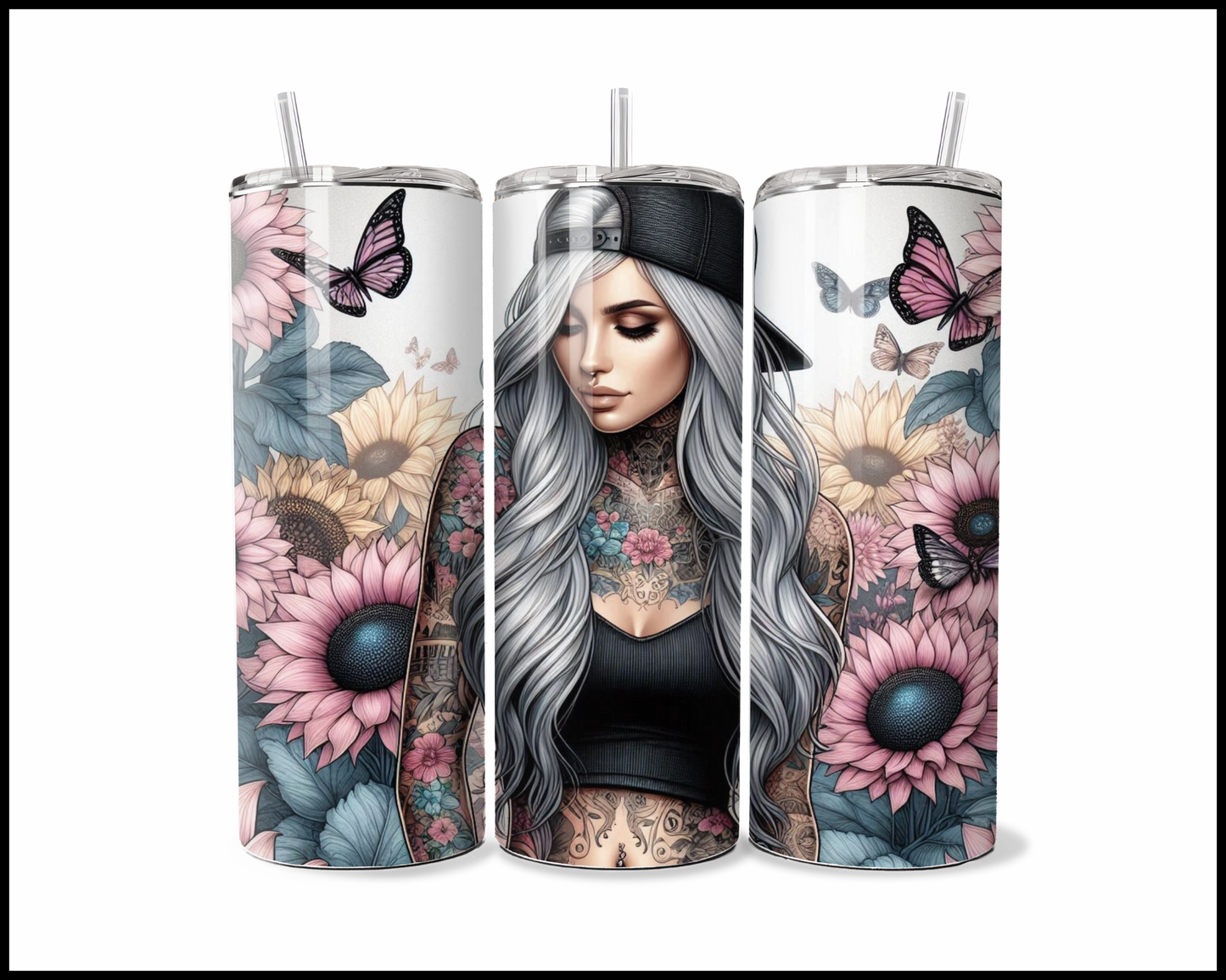 Serene Garden Melodies Tumbler (2558)
