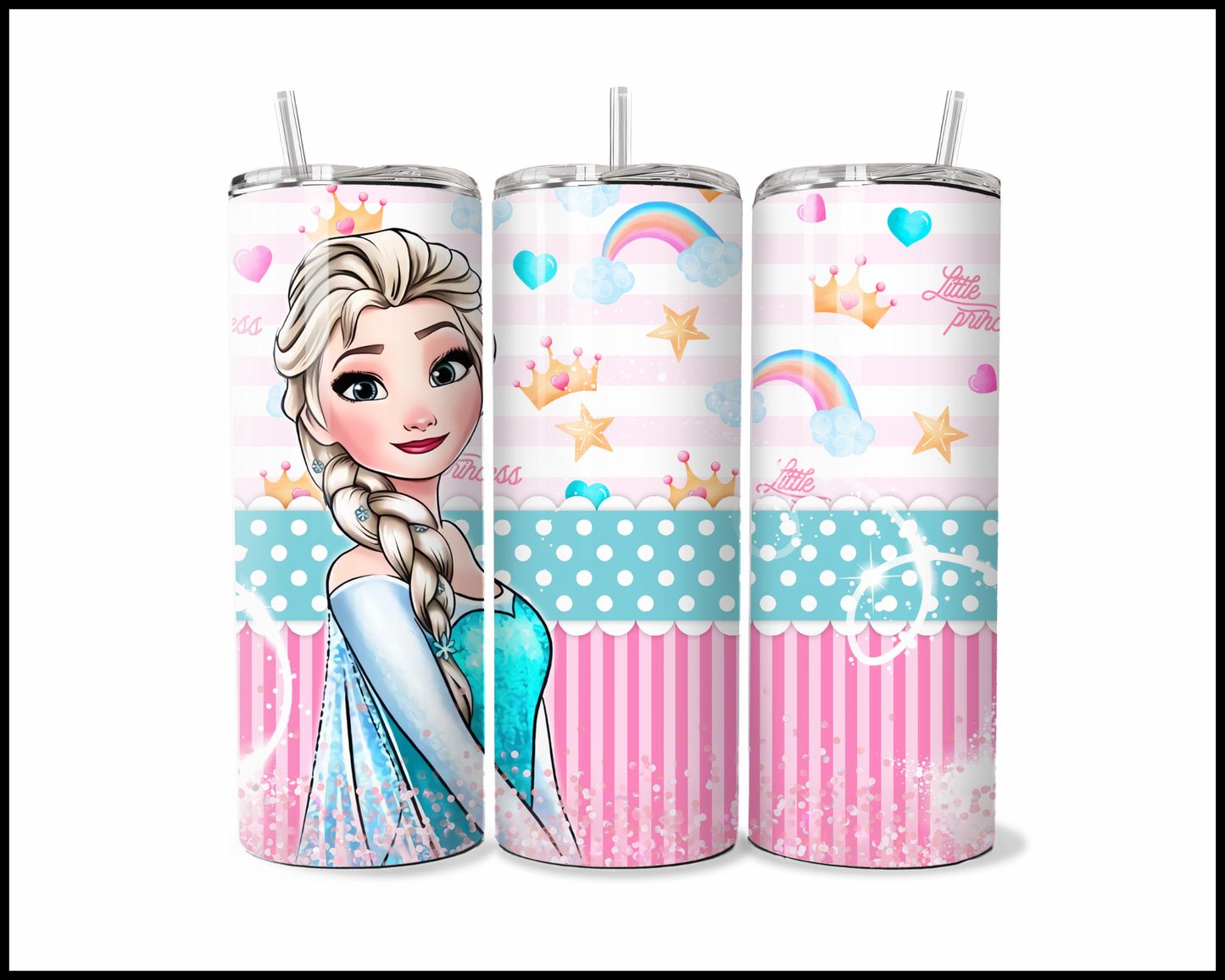 Rainbows & Royal Frost Tumbler (4418)