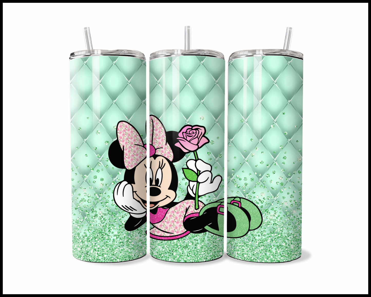 Glittering Mint Tumbler (1035)