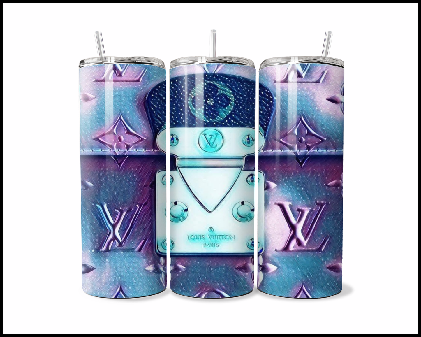Designer Handbag Inspired Tumbler (070)
