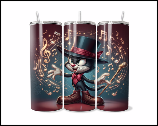 The Top-Hat Tuxedo Tabby Tumbler (5280)