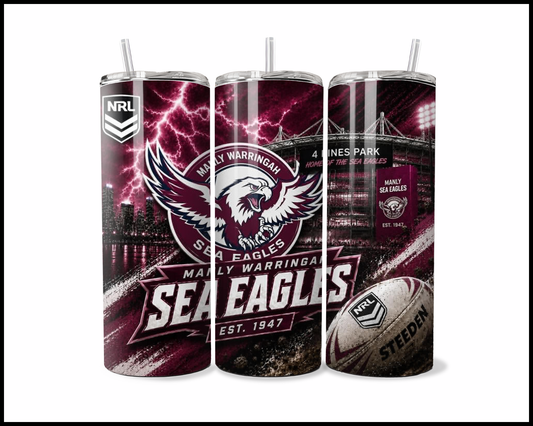 Stainless Steel Tumbler - Manly Sea Eagles (4977)