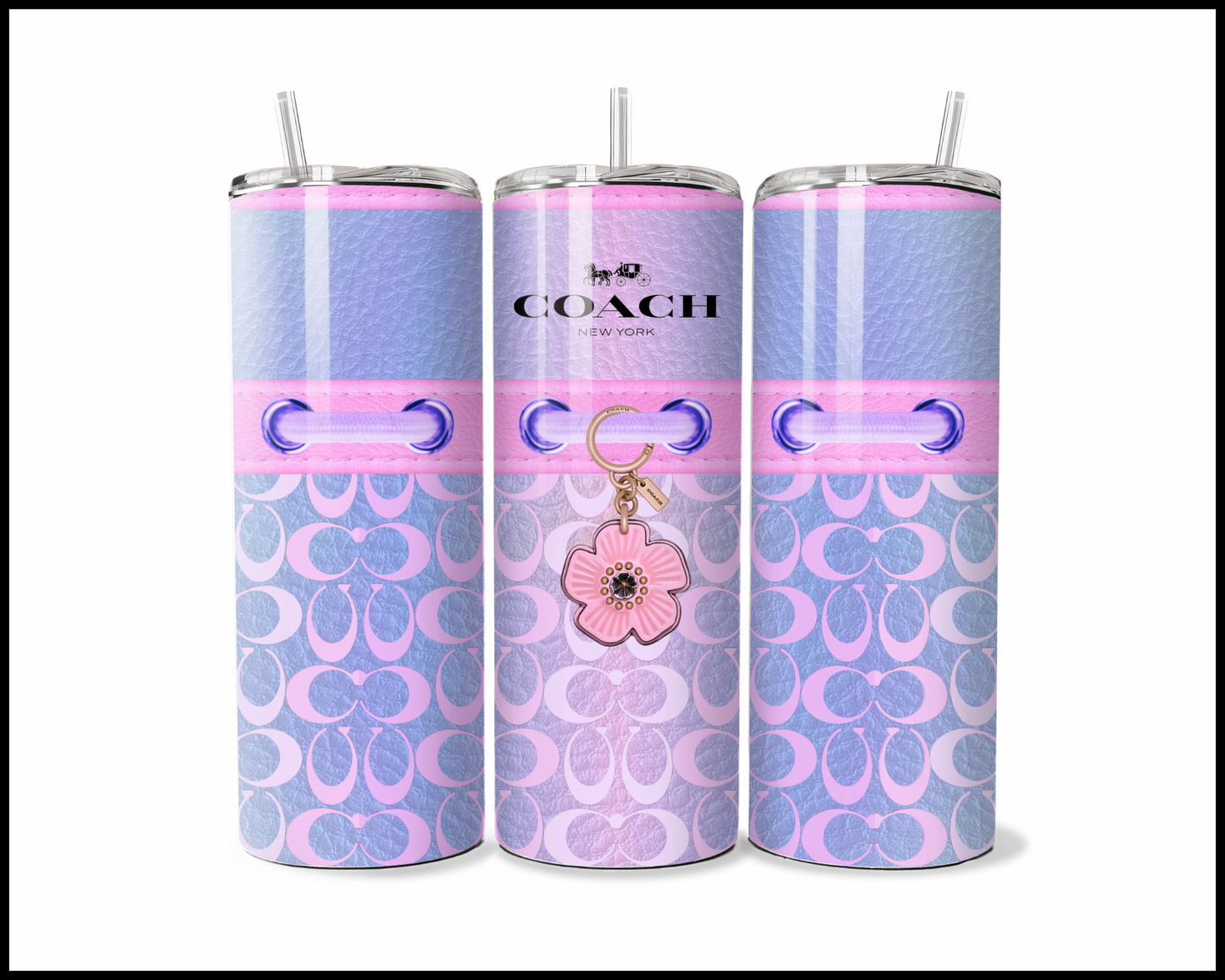 Designer Handbag Inspired Tumbler (050)