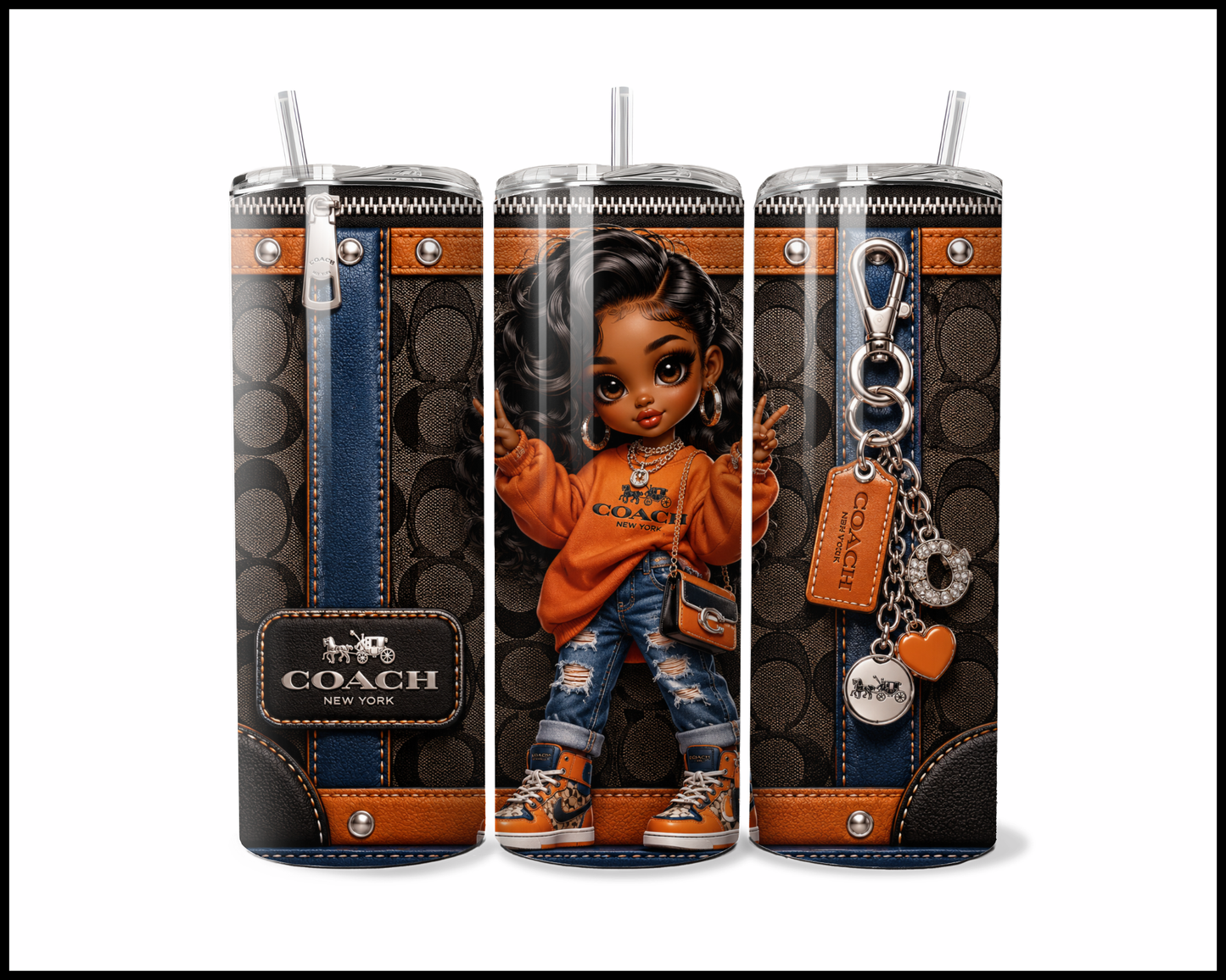 Designer Handbag Inspired Tumbler (321)
