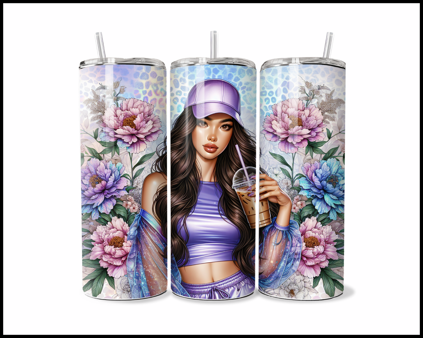 Chic Violet Brew Tumbler (3784)