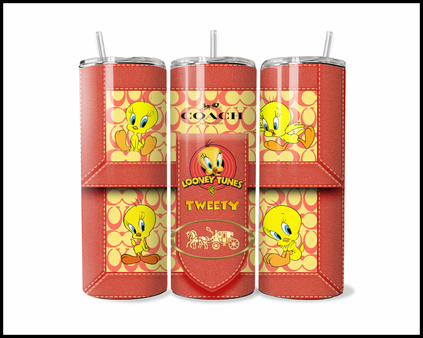 Designer Handbag Inspired Tumbler (067)