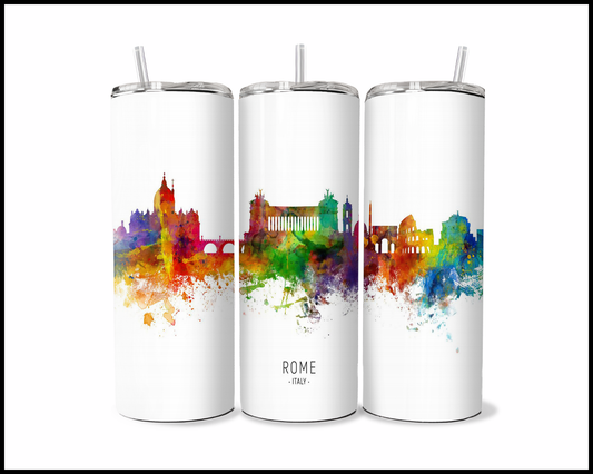 Abstract Rome Tumbler (3581)